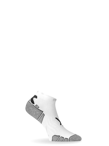 Носки Lasting RUN 009, microfiber+polypropylene, белый с черной полоской фото 2
